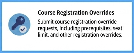 Course Registration Overrides