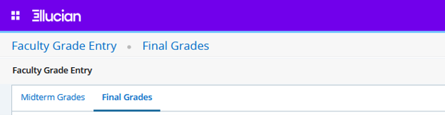 Grade Entry Type