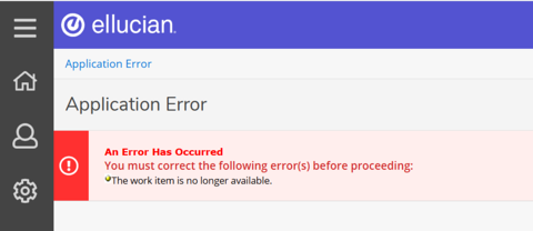 Application Error
